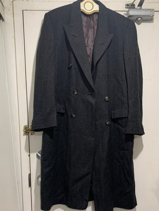 VINTAGE GARVEY'S MEN'S SHOP GENUINE WEST OF ENGLAND WOOL TRENCH COATS SIZE 42/L - Picture 4 of 15
